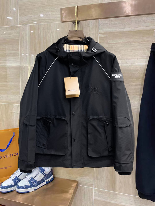 Burberry Double-sided Jacket with High Comfort and Fine Details