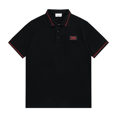 Prada Black Polo Shirt with Vintage Flair