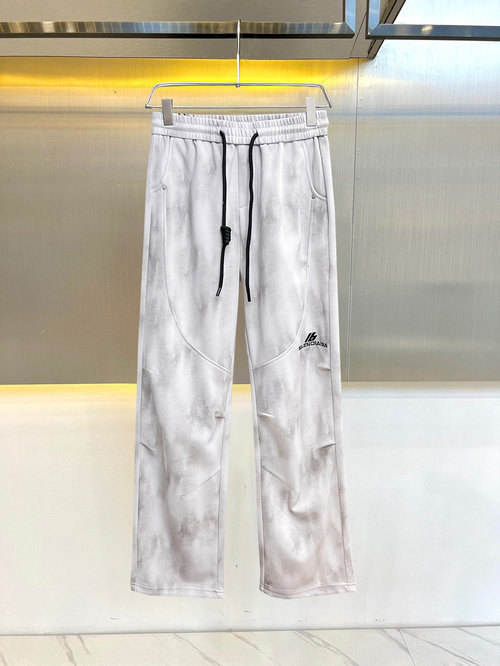 Balenciaga New Casual Pants with Logo, Custom Fabric