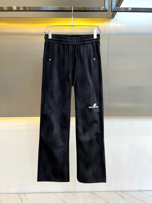 Balenciaga New Casual Pants with Logo, Custom Fabric