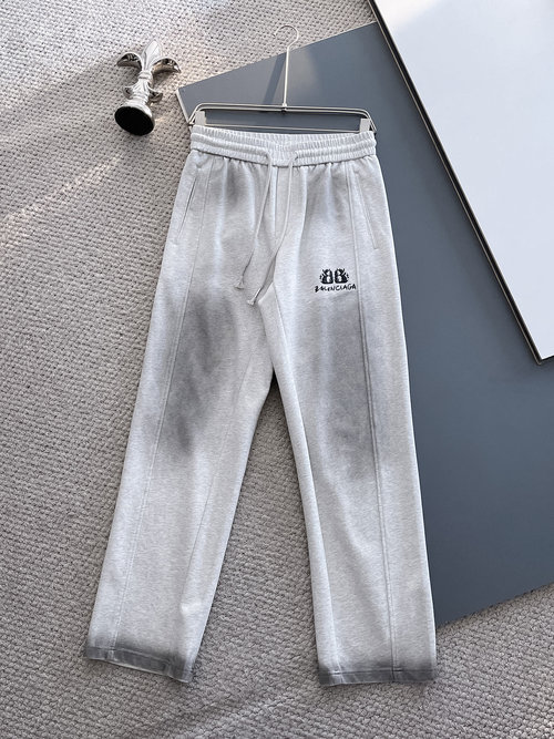 Balenciaga Casual Pants with New Logo and Custom Fabric