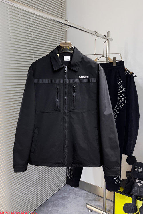 Burberry Premium Jacket with Custom Fabric and Impeccable Craftsmanship