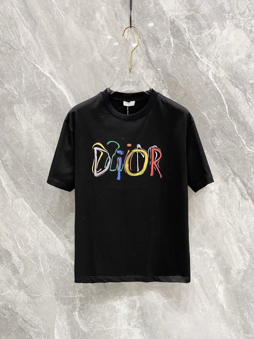 Dior New Arrival Short Sleeve Round Neck T-Shirts