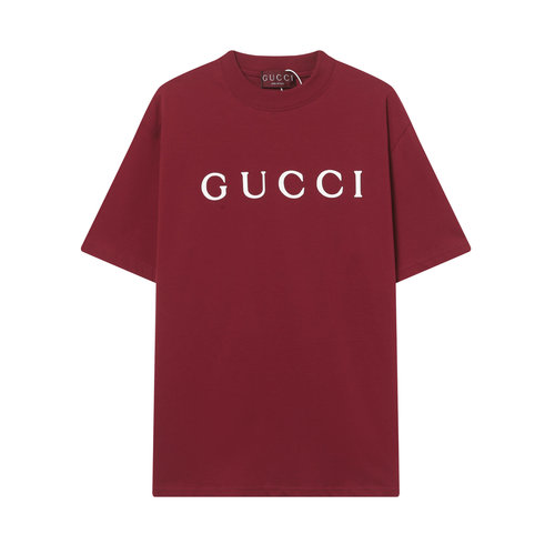 Gucci Cotton Round Neck Printed Short Sleeve T-Shirt