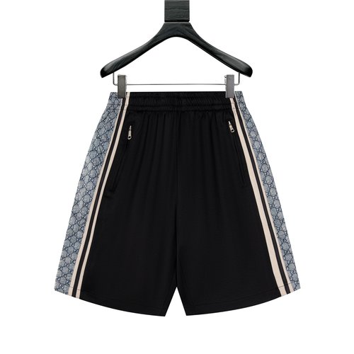 Gucci New Snake Pattern Shorts with Custom Details