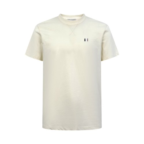 Ami Elegant Capsule Embroidered Tee, Soft and Durable