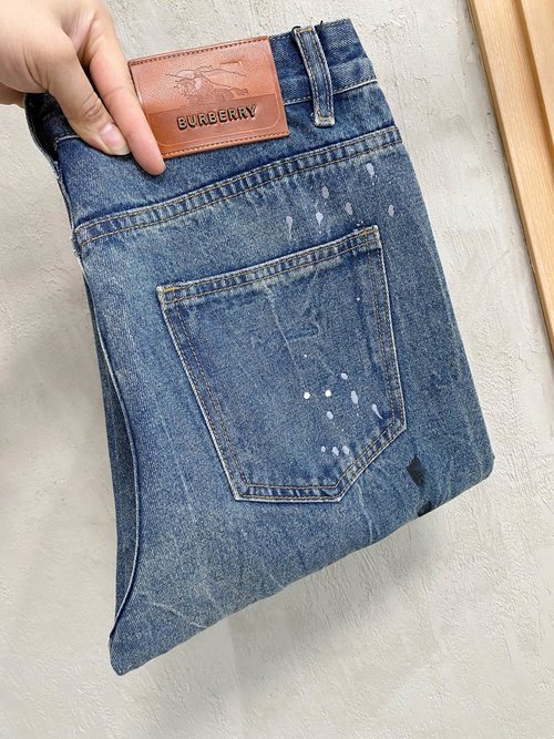 Louis Vuitton Pure Color and Excellent Comfort Denim Jeans
