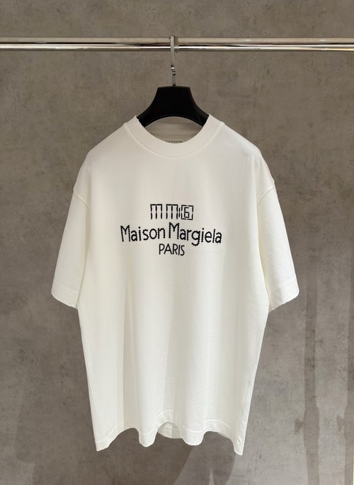 Maison Margiela Heavyweight Embroidered Loose Coat
