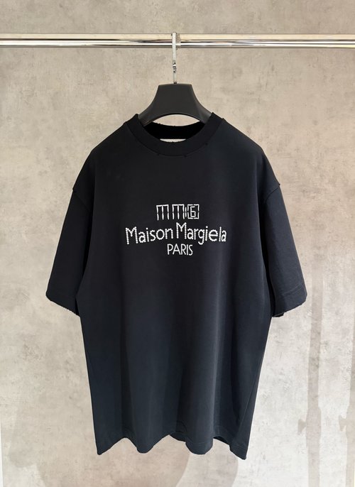 Maison Margiela Premium Quality Heavyweight Embroidered T-Shirt