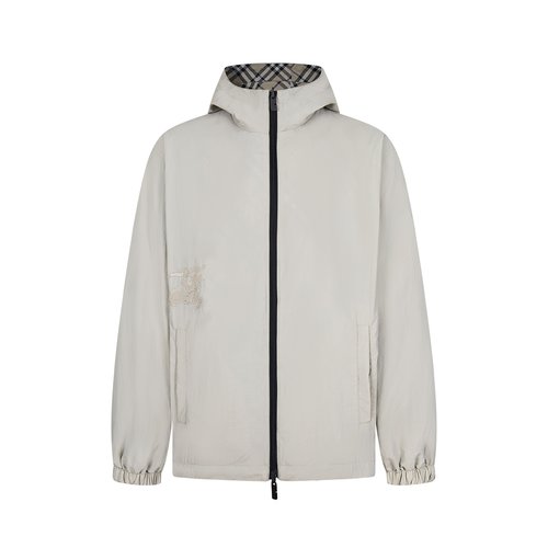 Burberry Lightweight Checked Warhorse Hooded Coat