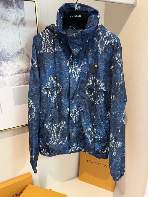 Louis Vuitton Windproof Jacket with Sailing Print