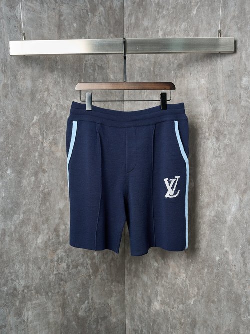 Louis Vuitton Embroidered Logo Casual Shorts