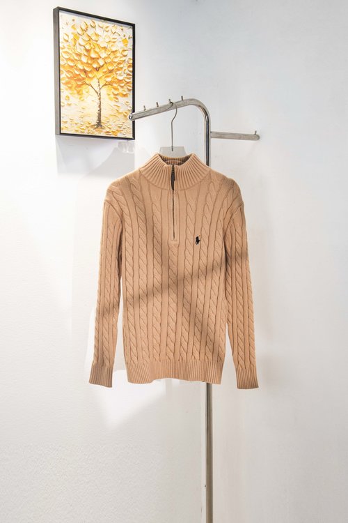 Polo Ralph Lauren Half-zip Twisted Sweater, Four Colors, Unisex