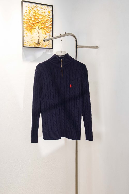 Polo Ralph Lauren Half-Zip Twisted Knit Sweater, Four Colors