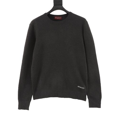 Gucci Embroidered Round-Neck Knit Sweater