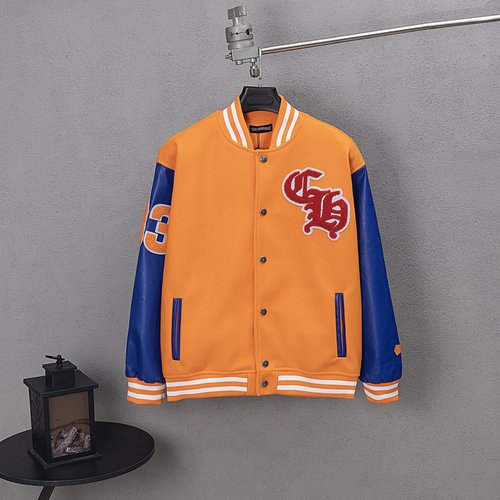 Chrome Hearts High - Density Embroidered Baseball Jacket