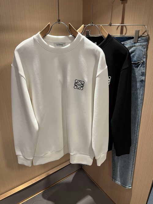 Loewe High-Tide Logo-Embroidered Air-Cotton Pullover