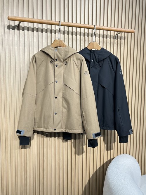 Loro Piana Waterproof Outdoor Jacket with Reflective Design