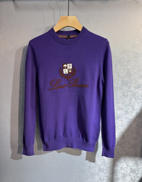 Loro Piana Classic Logo Sweater in High-Quality Imported Fabric