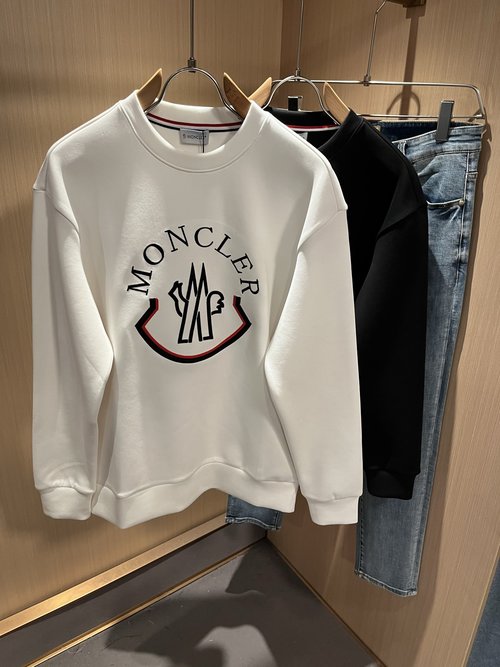 Moncler Comfortable Logo-embroidered Cotton Long-sleeve Sweatshirt