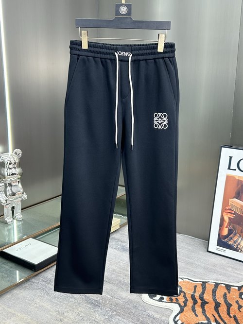 Loewe New Casual Pants with Logo, High - Quality & Comfortable