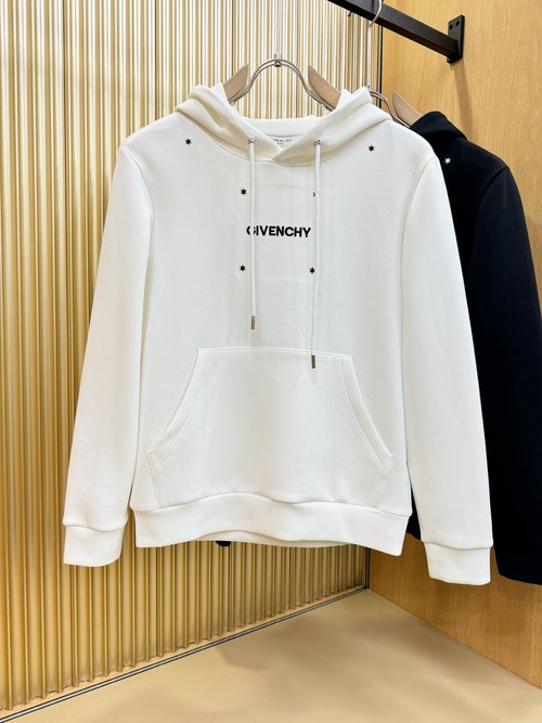 Givenchy Hooded Long-sleeve Sweatshirt with Classic Logo