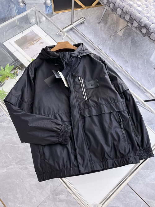 Fendi Official Style Jacket with Premium Fabric