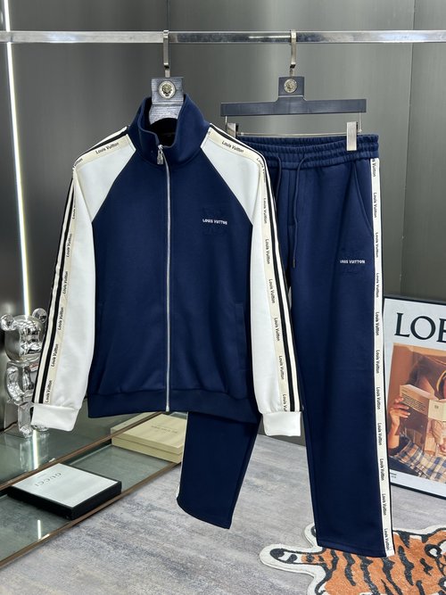 Louis Vuitton Top Stitched Webbing Casual Pants