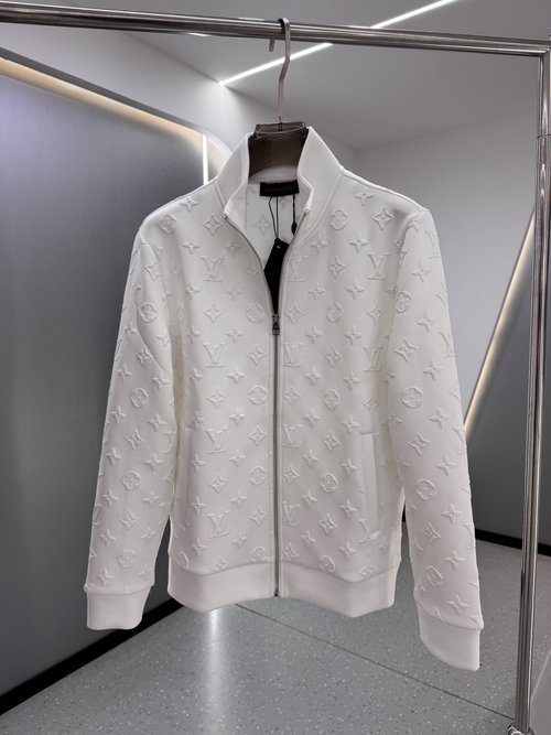 Louis Vuitton Stylish Space Cotton Long-Sleeved Sweatshirt