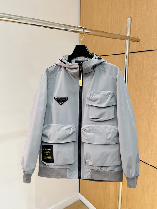 Prada Premium Jacket with Breathable Fabric and Nice Fit