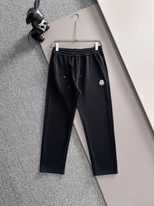 Moncler New Casual Pants with Embroidery Logo and Custom Hardware