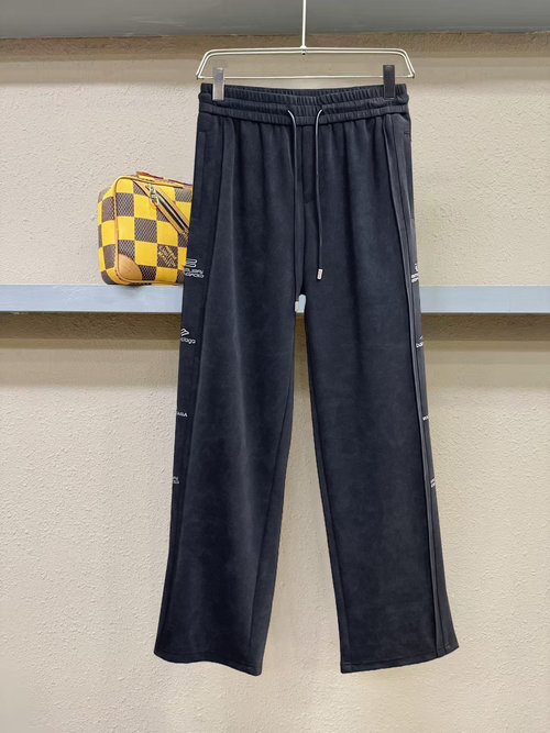 Balenciaga New Arrival Casual Pants with Logo, Great Comfort