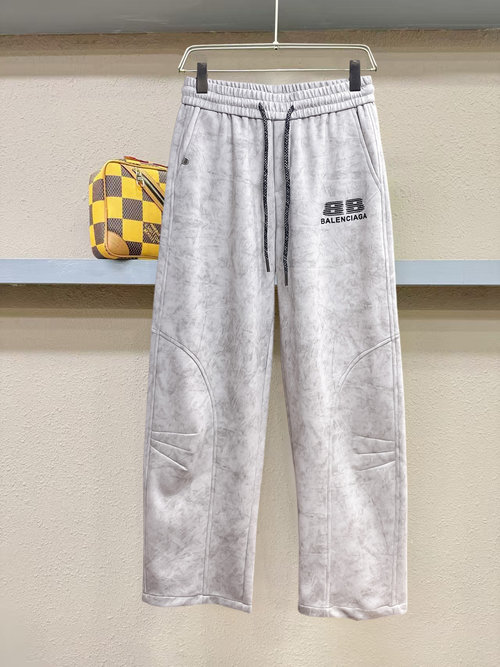 Balenciaga New Casual Pants with Classic Logo, Great Comfort