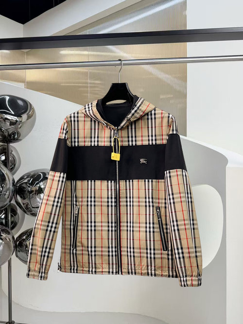 Burberry Breathable Custom Fabric Jacket with Perfect Fit