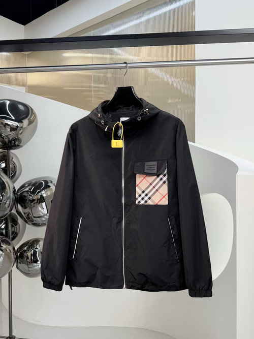 Burberry Breathable Custom Fabric Jacket with Perfect Fit