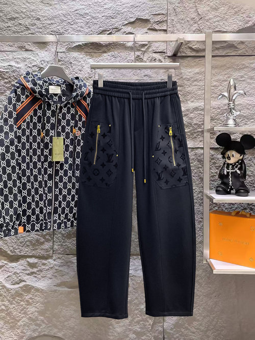 Louis Vuitton New Casual Pants with Logo and Good Comfort