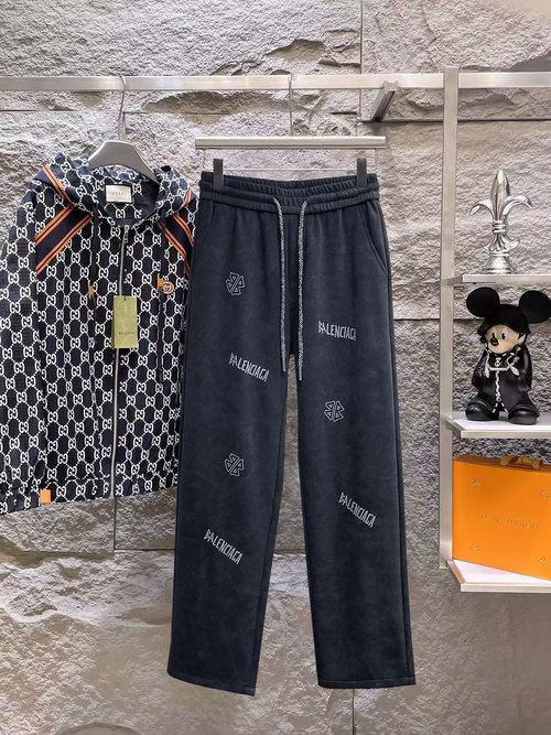 Balenciaga New Arrival Logo Casual Pants with Great Comfort