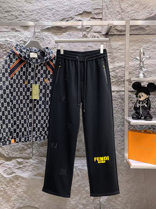 Fendi New Arrival Logo Casual Pants for High Comfort
