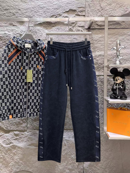 Balenciaga New Arrival Logo Casual Pants for High Comfort