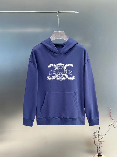 Celine High-Quality Printed Cotton Hoodie Suitable for Everyone
