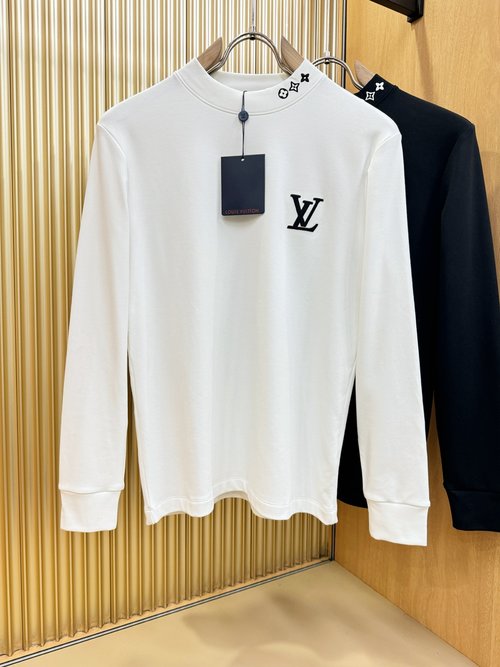 Louis Vuitton Long-sleeve T-shirt with Classic Logo