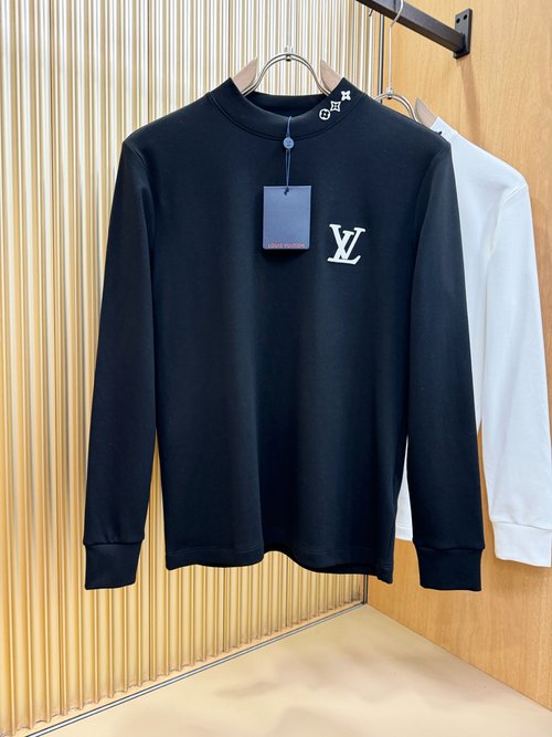 Louis Vuitton Long-sleeve T-shirt with Classic Logo
