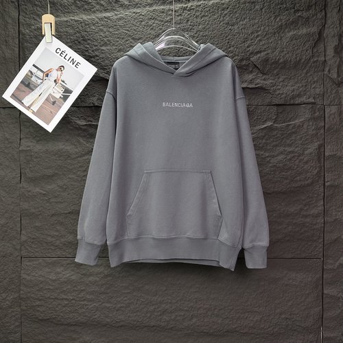 Balenciaga  Hoodie with Drill Letter Design