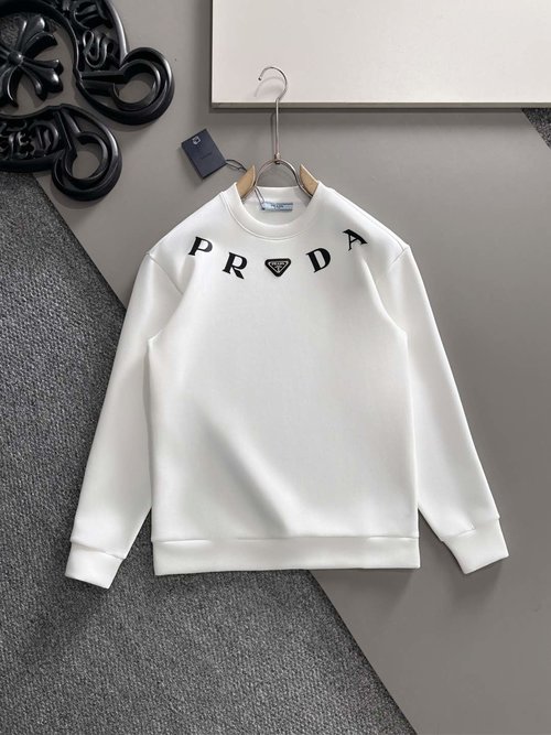 Prada Soft and Versatile Space Cotton Hoodie