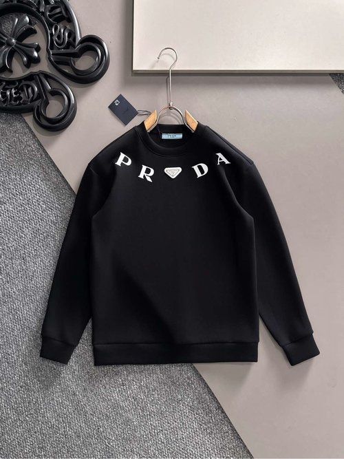 Prada Soft and Versatile Space Cotton Hoodie