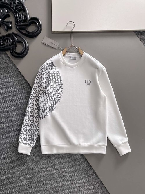 Dior Space Cotton Pullover with Letter Logo