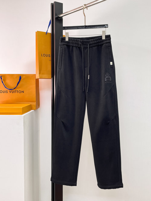 Balenciaga Classic Logo Casual Pants with Custom Fabric
