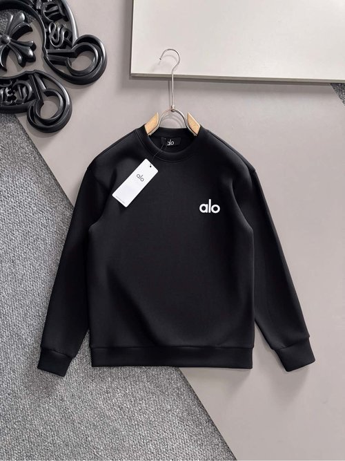 Loewe Classic Logo Space Cotton Pullover Hoodie with Long Sleeves