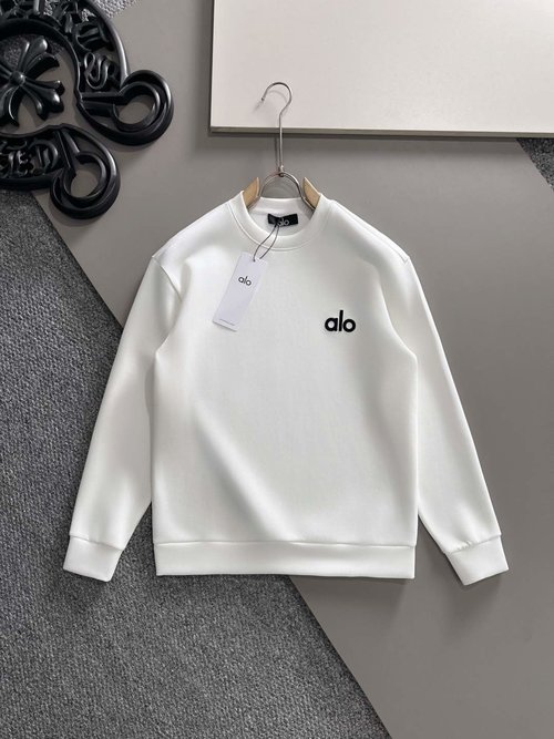 Loewe Classic Logo Space Cotton Pullover Hoodie with Long Sleeves