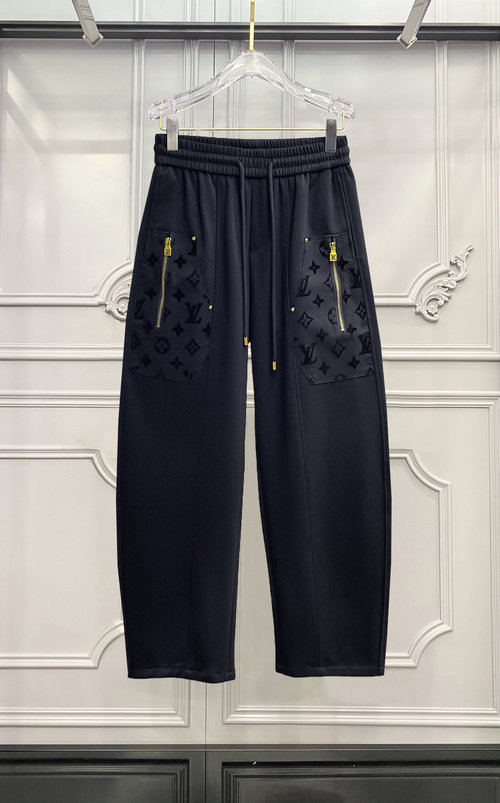 Louis Vuitton New Casual Pants with Distinctive Logo, High Comfort